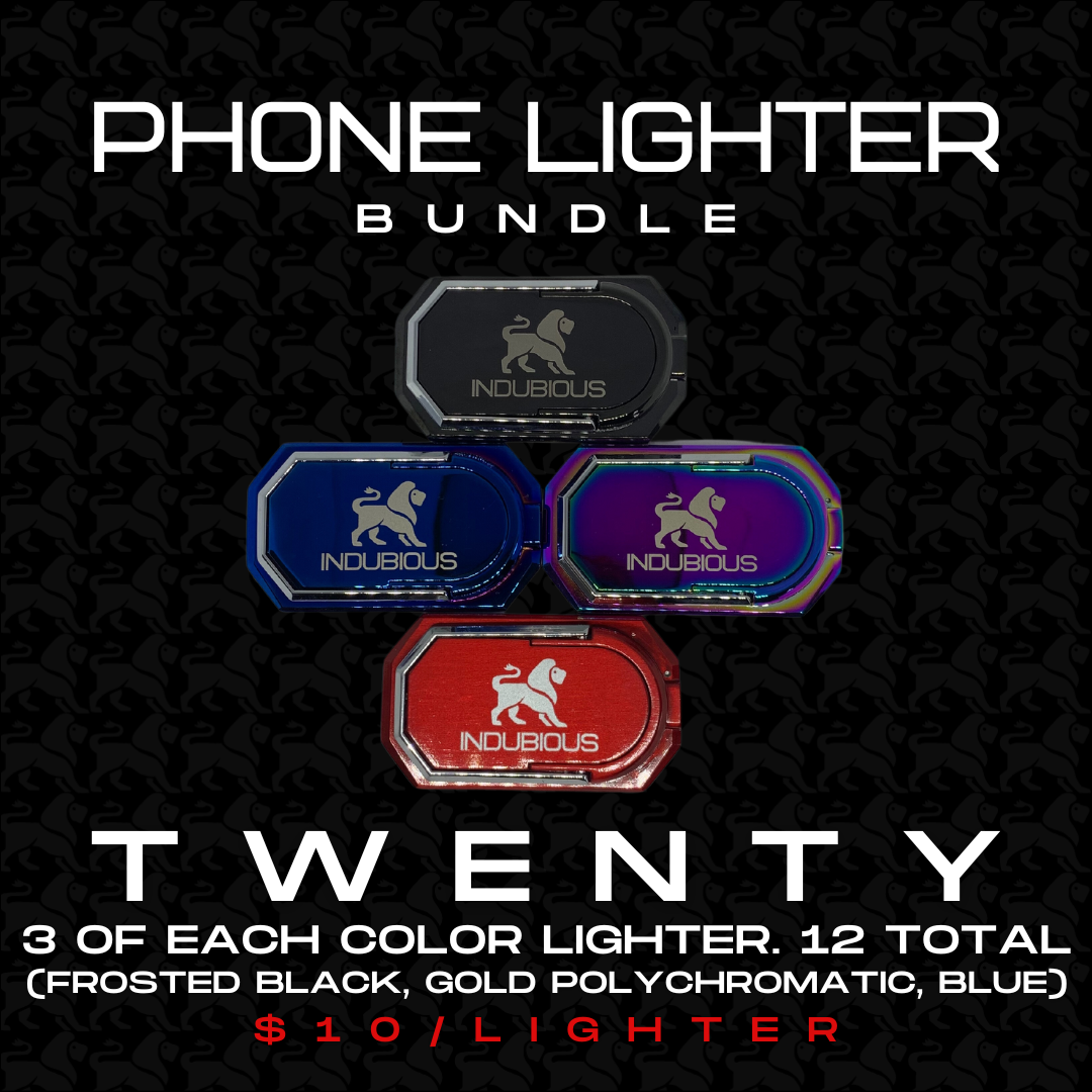 PHONE LIGTER (20 PC BUNDLE) - INDUBIOUS