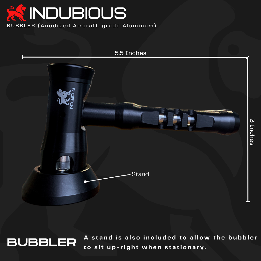 STASH & STORAGE BUNDLE WITH BUBBLER - INDUBIOUS