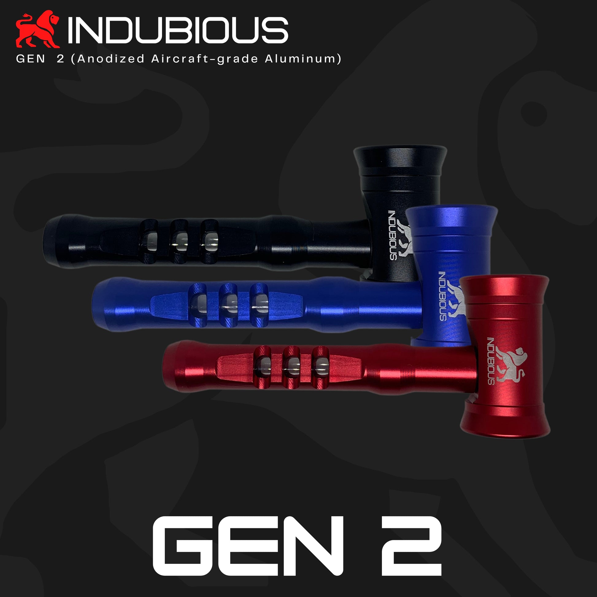 glass hand pipe. Aluminum smoking pipe with glass bowl and glass stem. Modern hand pipe for smokers