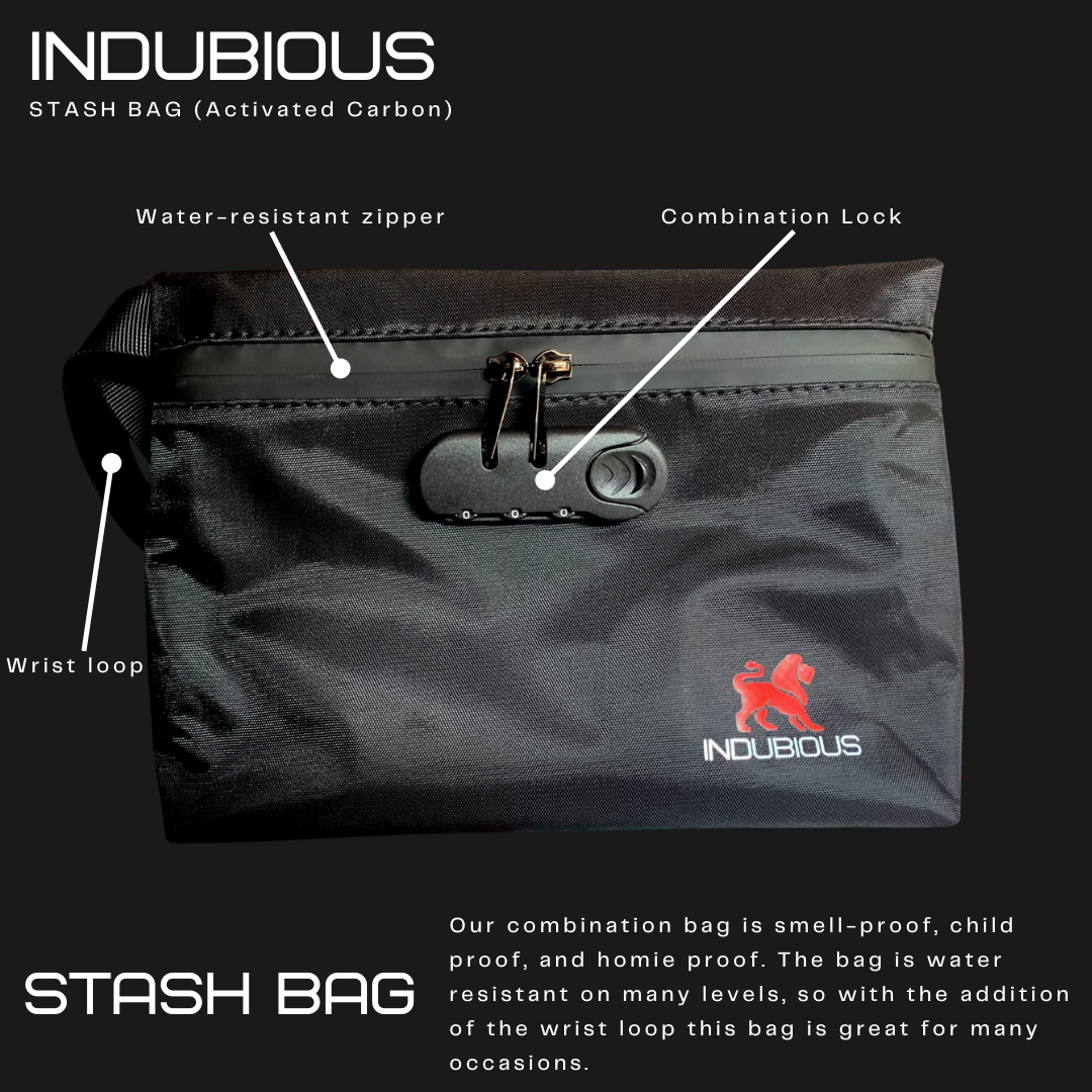 STASH & STORAGE BUNDLE WITH BUBBLER - INDUBIOUS